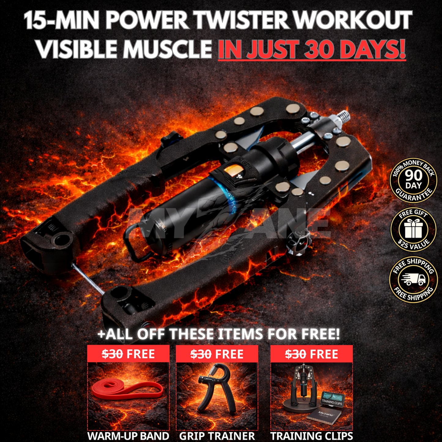 Myzane® Power Twister – Build Full-Body Strength at Home